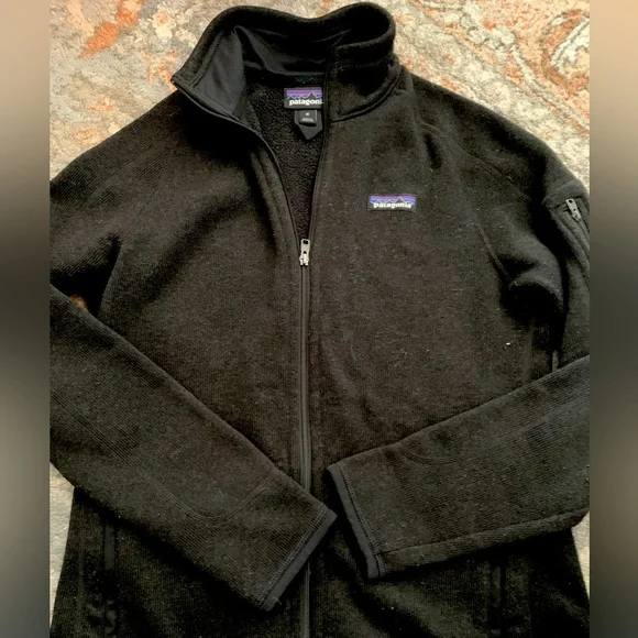 Black Patagonia full zip fleece - Picture 1 of 1